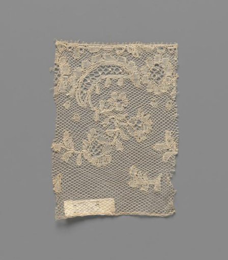 Steel Bobbin Lace with Mechlin Ground