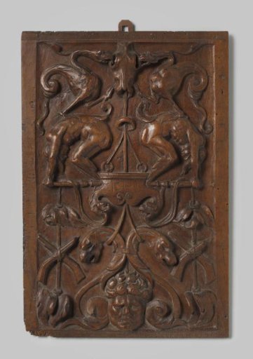 Chest panel with grotesques