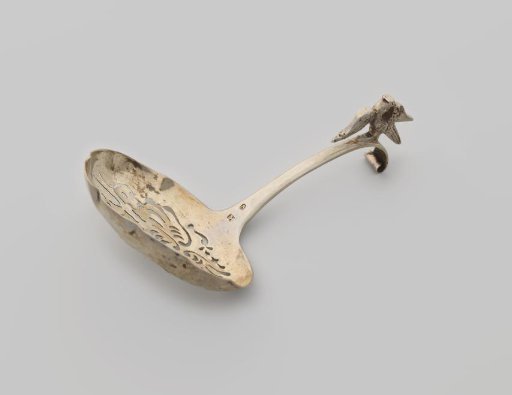 Silver sugar spoon