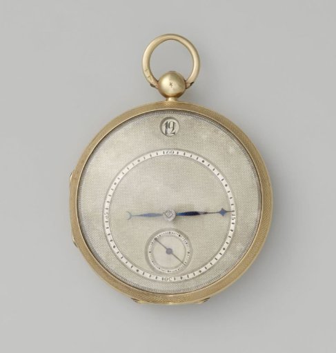 Watch with hour, minute and second indication