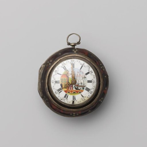 Gentlemen's Watch of Silver with Double Case