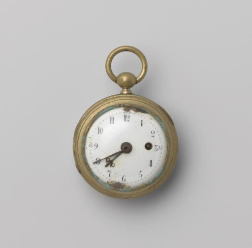 Gentlemen's Watch of Silver-Plated Copper with Key