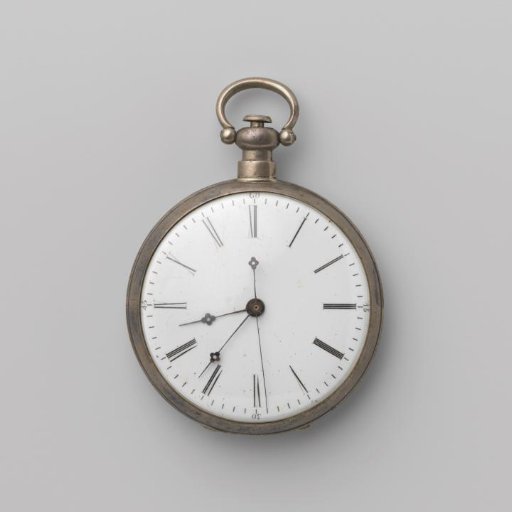 Gentleman's watch in silver