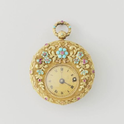 Watch with flowers