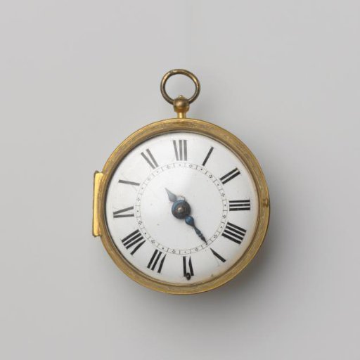 Gentleman's pocket watch of gilded copper