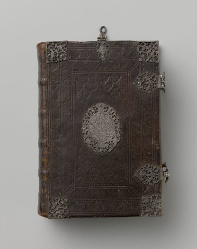 Bible with silver book clasps