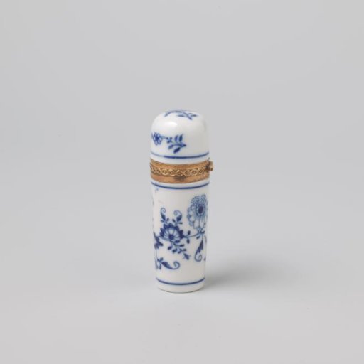 Scent bottle with a stylized flowering plant
