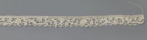 Strip of Needle Lace with Star-Shaped Flower