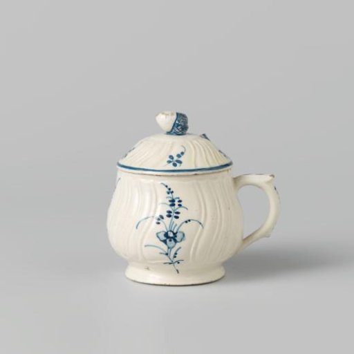 Head of hard-fired earthenware: Boch fine faience