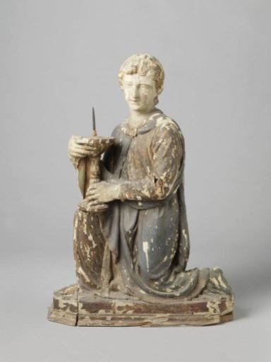 Kneeling Angel with a Candelabrum