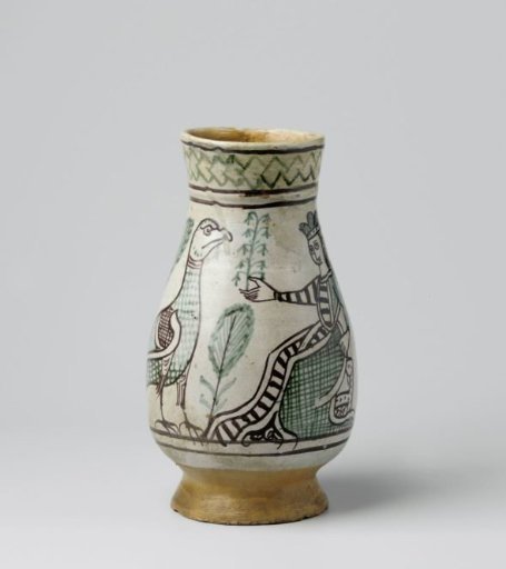 Can, Inverted Baluster-Shaped, with Handle