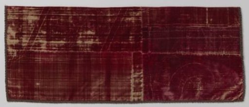 Cloth of Red Silk Velvet with a Satin Lining