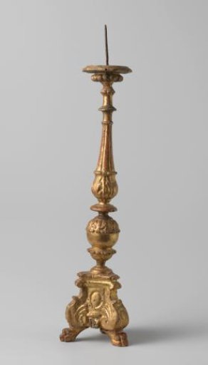 Gilded lime-wood torchère