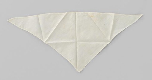 White linen fichu for doll