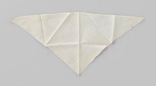 White linen fichu for doll