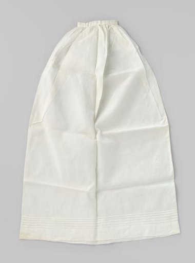 White cotton petticoat for doll