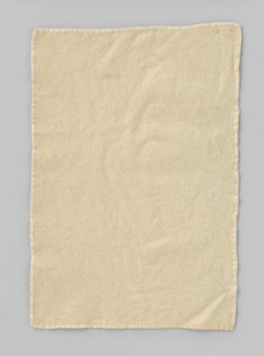 Rectangular flannel blanket for doll