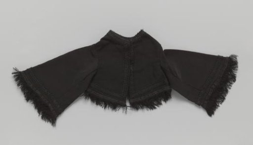 Bodice of black serge