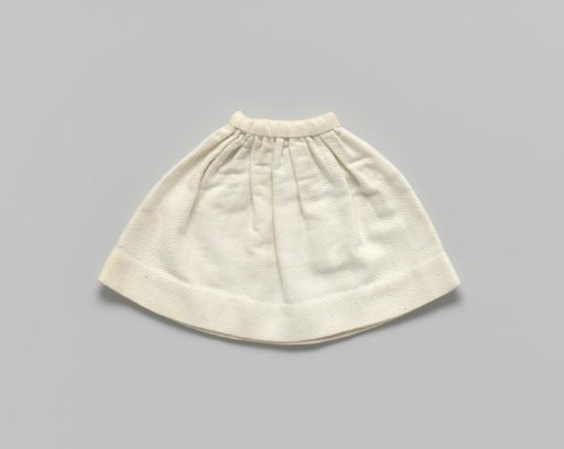 Petticoat of white cotton