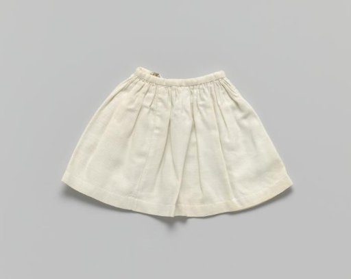Petticoat of white cotton
