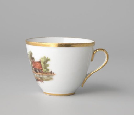 Cup with a river view