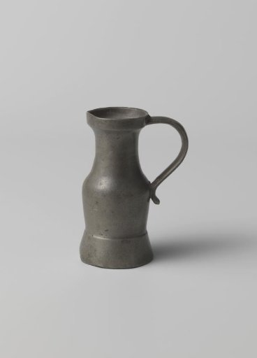 Small tin jug