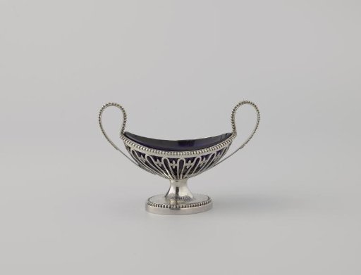 Blue glass bowl