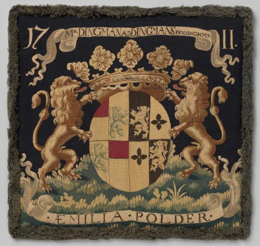 Pillowcase with the coat of arms of Emiliapolder