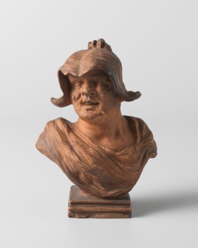 Bust of a Man in Women’s Attire