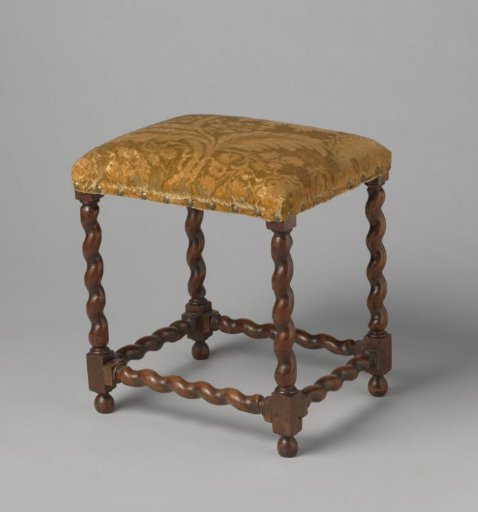 Walnut stool