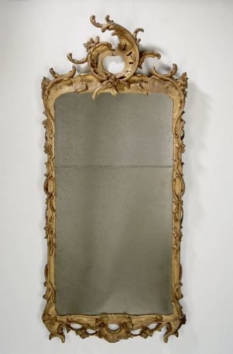 Mirror with a gilded frame