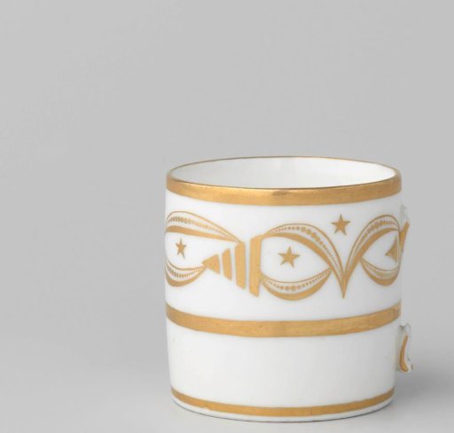 Cup with an ornamental border