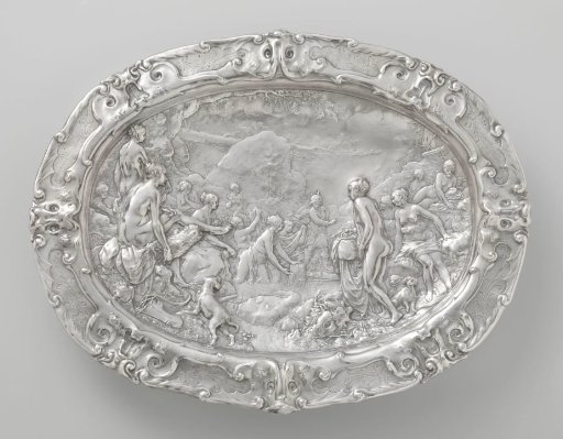 Basin with scenes from the story of Diana and Actaeon