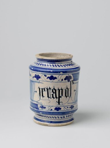 Albarello with inscription: "JERAPOS"