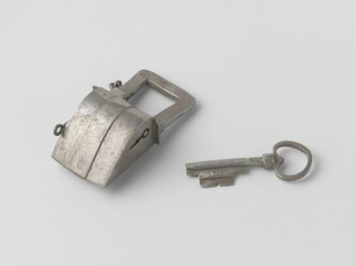 Padlock with key