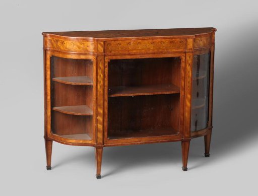 Low wooden cabinet