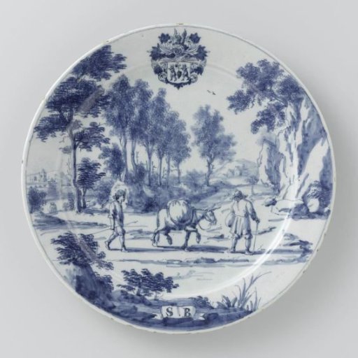 Faience plate