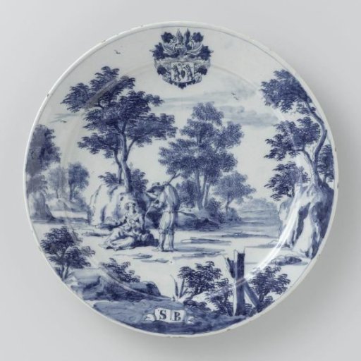 Faience plate