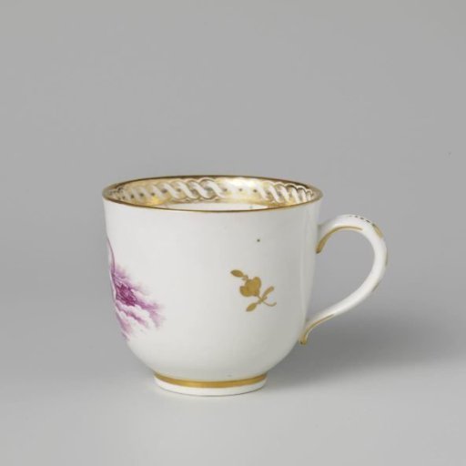 Cup with a putto on clouds