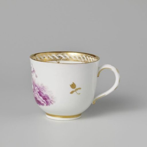 Cup with a putto on clouds