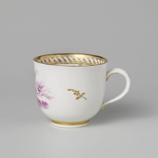 Cup with a putto on clouds