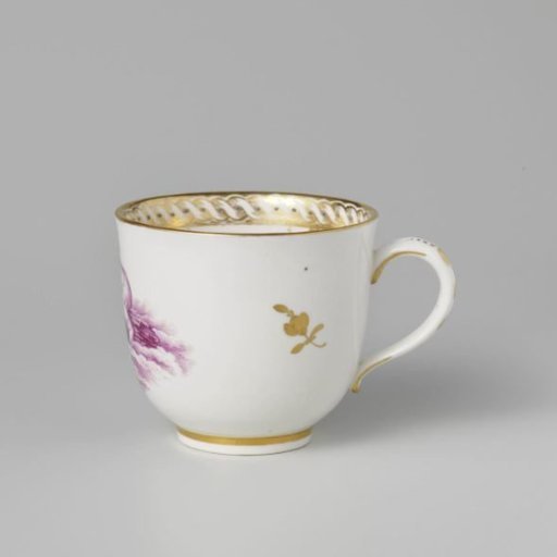 Cup with a putto on clouds