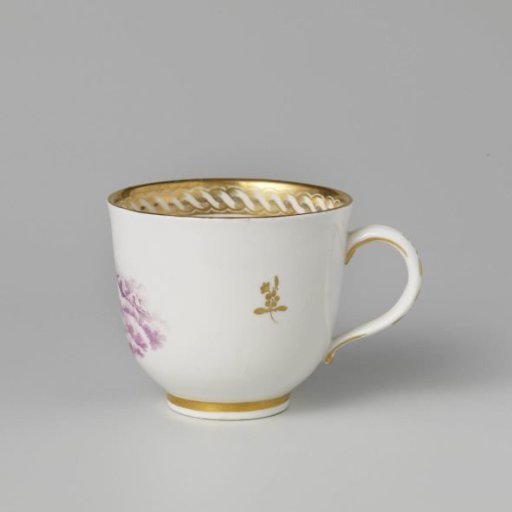 Cup with a putto on clouds