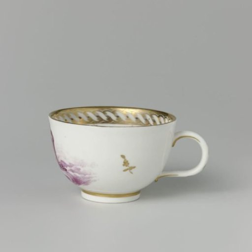 Cup with a putto on clouds