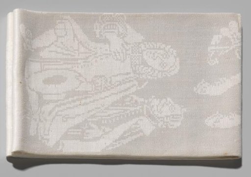 Napkin depicting the relief of Grave by Stadtholder William III