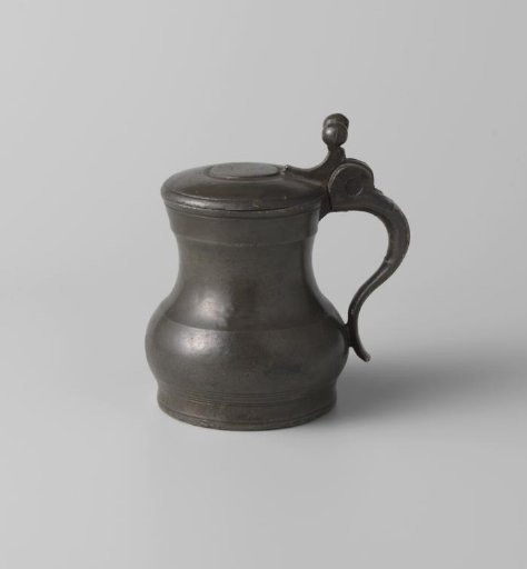 Tin drinking jug