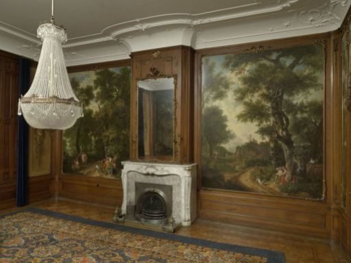 Decoration and paintings of Herengracht 524 in Amsterdam