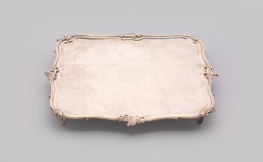 Silver presentation plate