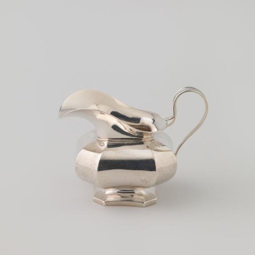 Milk jug, octagonal