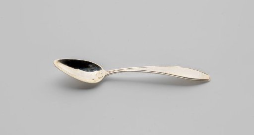 Teaspoon, set with fine ribbed cable